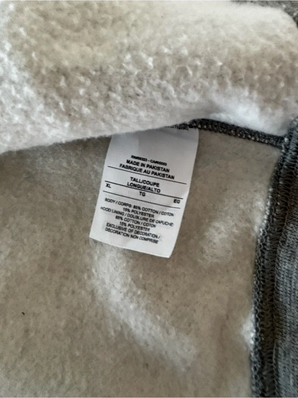 Men’s Nike Zip Hoodie Heavyweight Size Mens XL - Picture 5 of 6